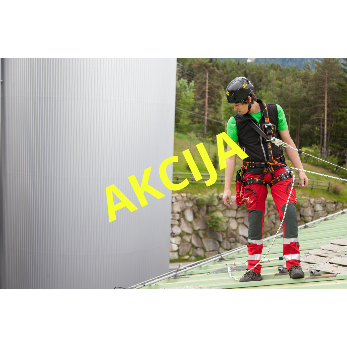 Oprema za varno delo na strehi - akcijska ponudba